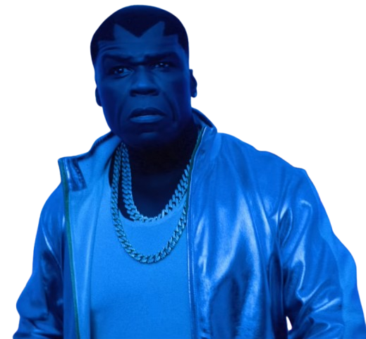 50 Cent Street Fighter Balrog Silver Jacket - Image 2